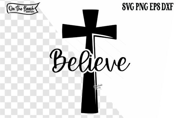 Believe Cross SVG: A Versatile Graphics Asset for T-Shirt Designs