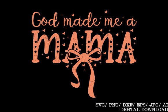Boho Floral Christian Mama SVG for T-Shirt Designs