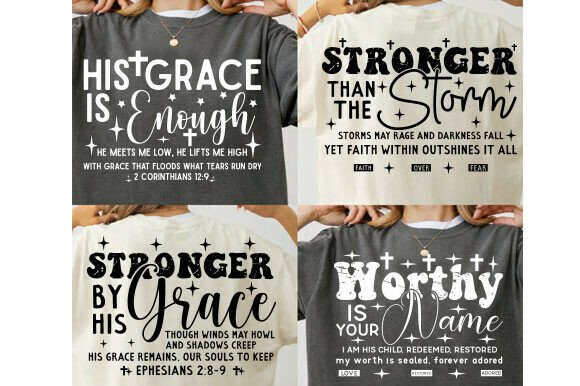 Christian Bible Verse Jesus Svg Png Bundle