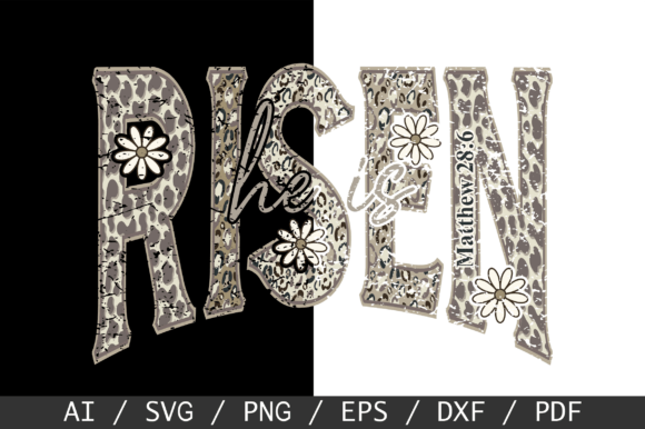 He is Risen SVG: A Versatile Graphic for T-Shirt Designs