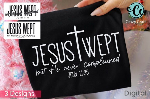 Jesus Wept Svg Png: A Versatile Graphic for T-Shirt Designs