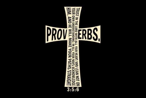 Proverbs 3:5-6 Embroidery for Faithful Gifts